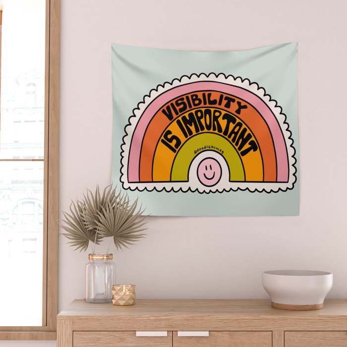 Visibility is Important Wall Tapestry Gallery Image 2