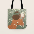 Autumn Meadow with a Good Book Tote Bag Gallery Image 1
