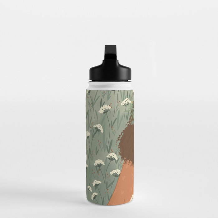 Autumn Meadow with a Good Book Water Bottle Gallery Image 3