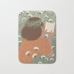 Autumn Meadow with a Good Book Bath Mat Gallery Image 1