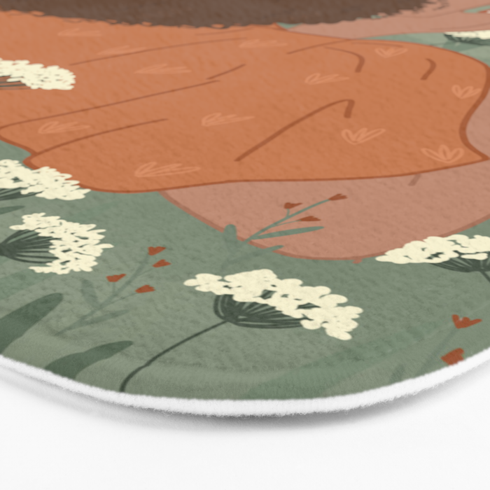 Autumn Meadow with a Good Book Bath Mat Gallery Image 3