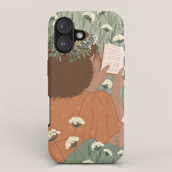 Autumn Meadow with a Good Book iPhone Case Gallery Image 1