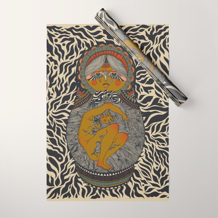 Hold It Inside Wrapping Paper Gallery Image 1