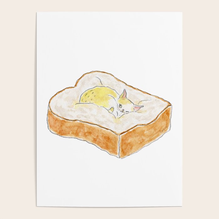 Good night bread cat Poster Gallery Image 4