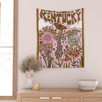 Kentucky Wildflowers Wall Tapestry Gallery Image 2
