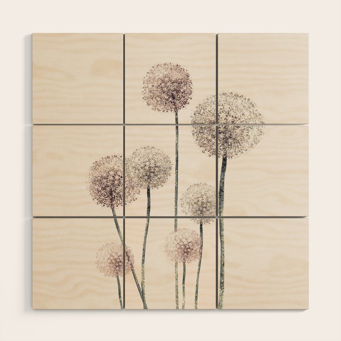 Dandelions Wood Wall Art Gallery Image 1