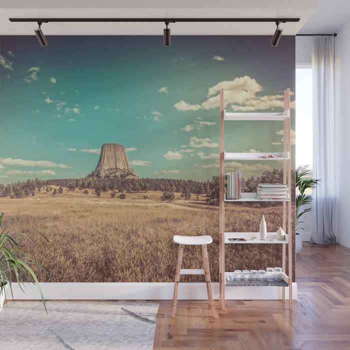 Devil's Tower National Monument Wyoming Wall Mural Gallery Image 1
