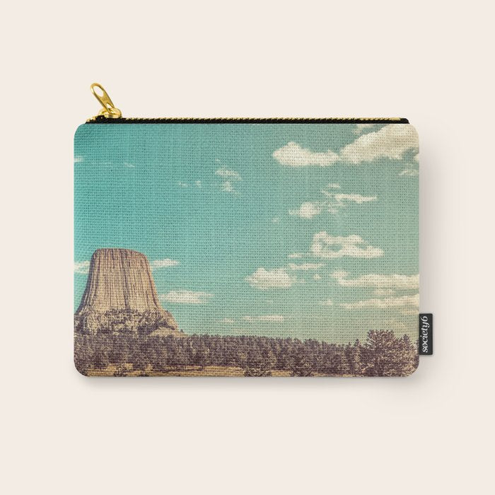 Devil's Tower National Monument Wyoming Carry All Pouch Gallery Image 1