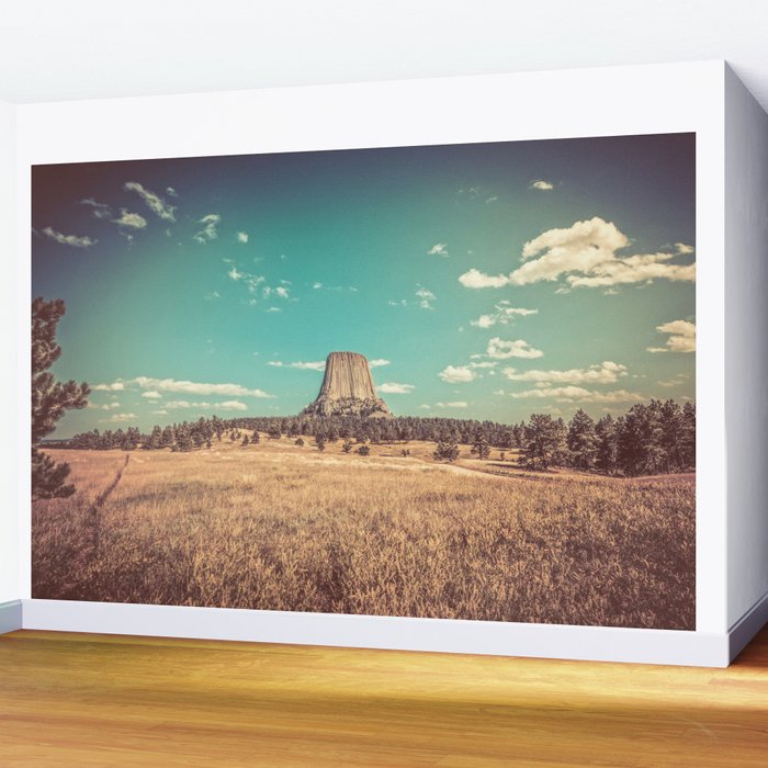 Devil's Tower National Monument Wyoming Wall Mural Gallery Image 2