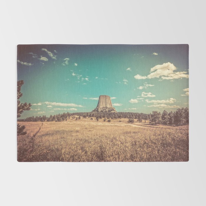 Devil's Tower National Monument Wyoming Rug Gallery Image 2