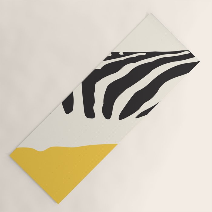 Zebra Abstract Yoga Mat Gallery Image 1
