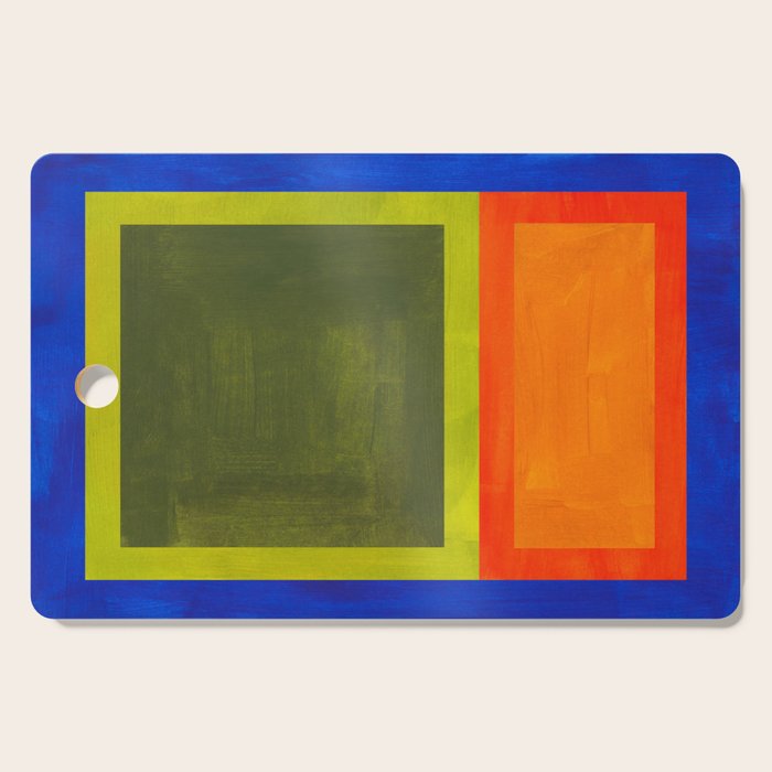 Ultramarine Blue Bloom Cutting Board Gallery Image 1