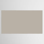 Neutral Taupe Grey III Solid Color Tablecloth Gallery Image 2