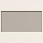 Neutral Taupe Grey III Solid Color Desk Mat Gallery Image 3