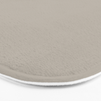 Neutral Taupe Grey III Solid Color Bath Mat Gallery Image 3