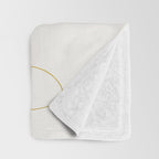 Soft Abstract Shapes 16 Throw Blanket Gallery Image 3