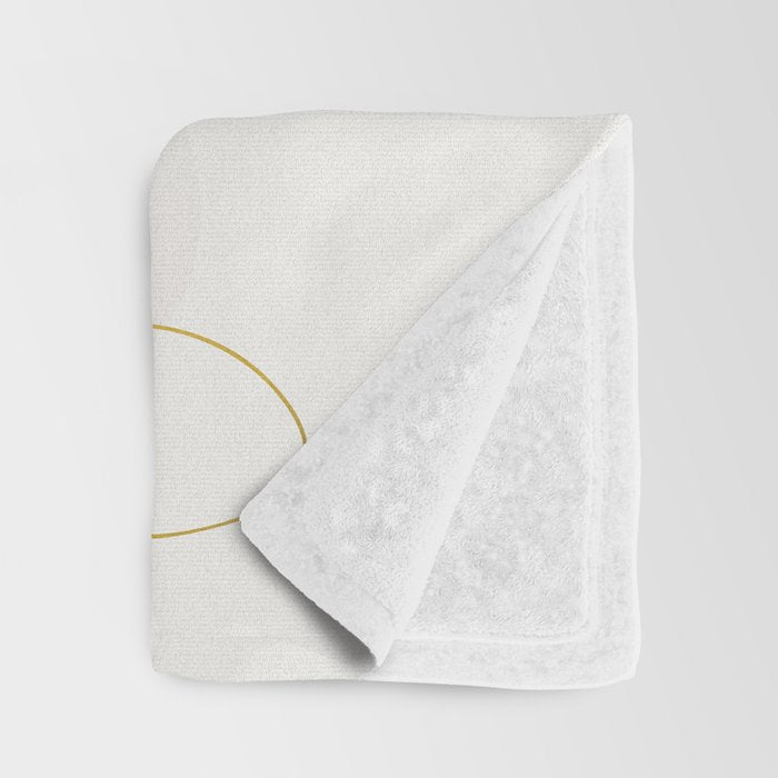 Soft Abstract Shapes 16 Throw Blanket Gallery Image 3