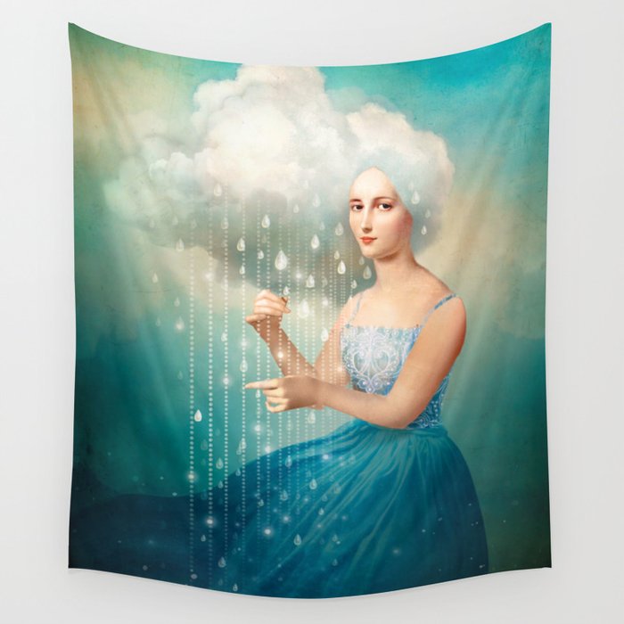 Melody of Rain Wall Tapestry Gallery Image 4