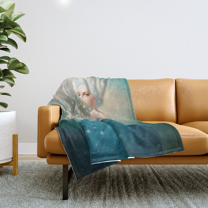 Melody of Rain Throw Blanket Gallery Image 1