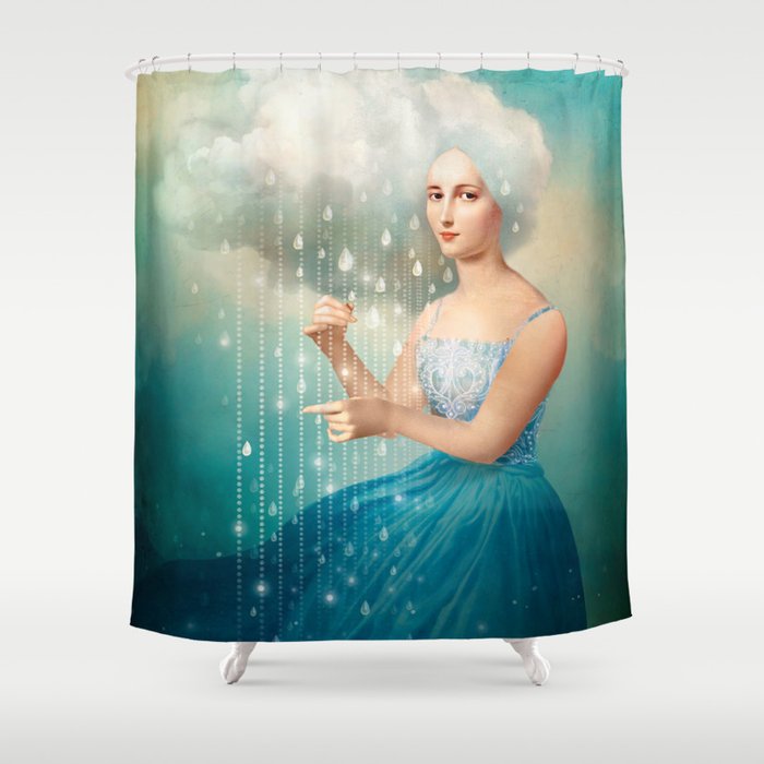 Melody of Rain Shower Curtain Gallery Image 1