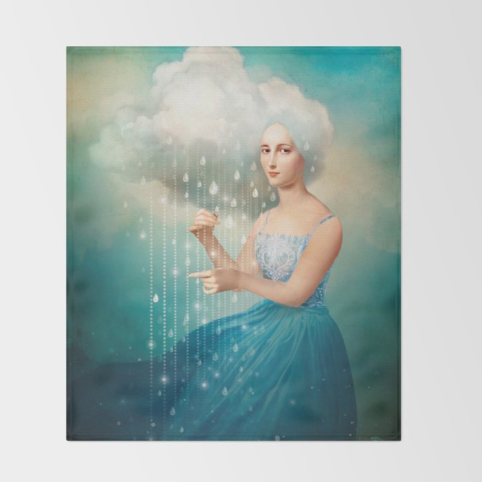 Melody of Rain Throw Blanket Gallery Image 2