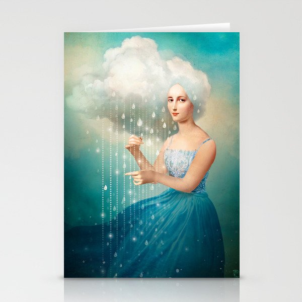 Melody of Rain Stationery Card Gallery Image 1