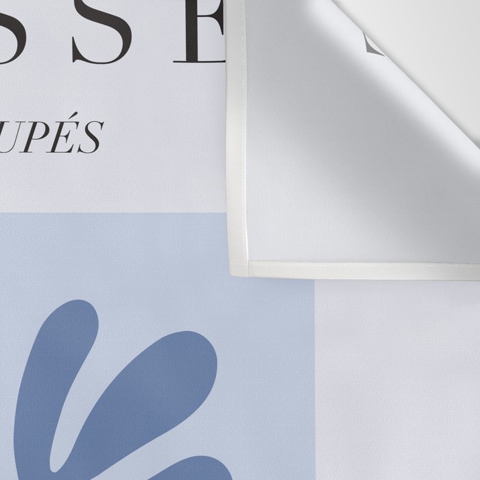 Blue Matisse Exhibition Poster - Light Blue Henri Matisse Cut Outs Vintage Poster Matisse Wall Tapestry Gallery Image 3