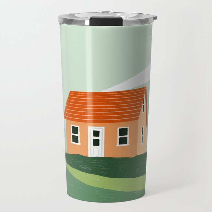 Red Little House Travel Mug Gallery Image 1