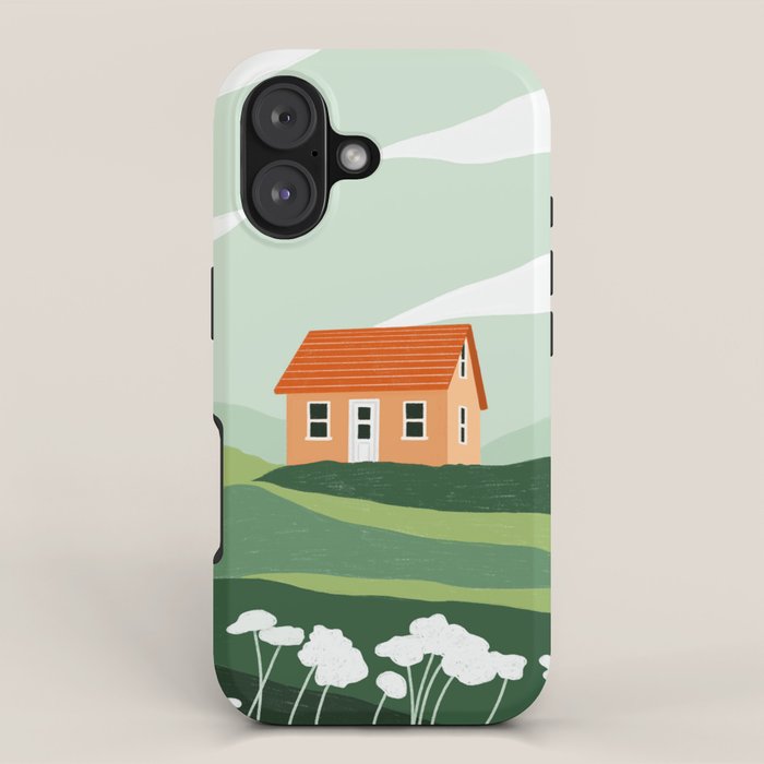 Red Little House iPhone Case Gallery Image 1
