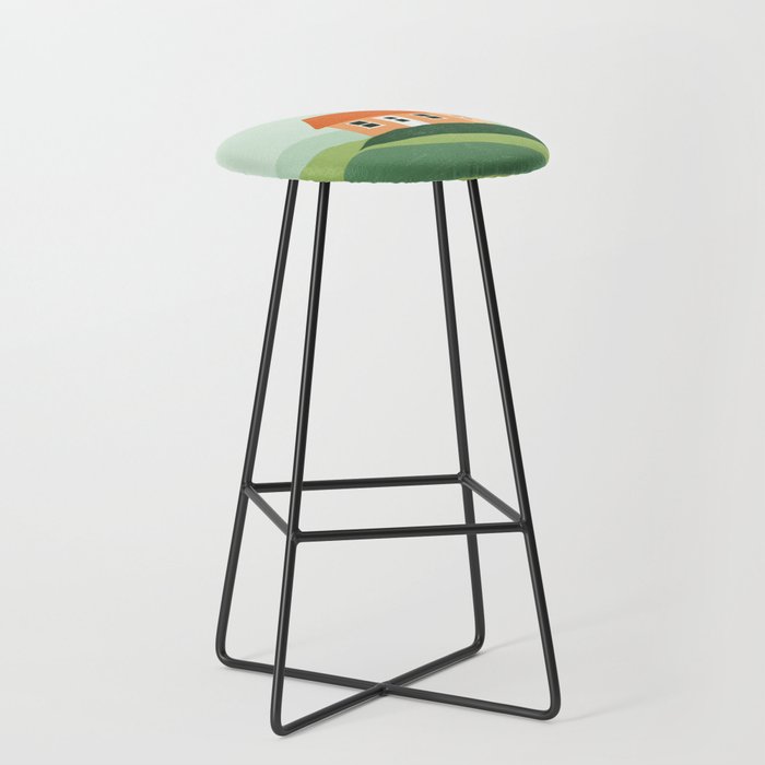 Red Little House Stool Gallery Image 1