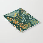 tropical night emerald leaves Notebook Gallery Image 3