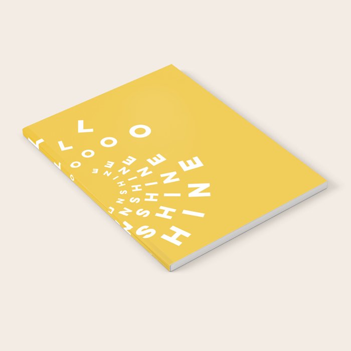 Hello Sunshine #positivity #typography Notebook Gallery Image 2
