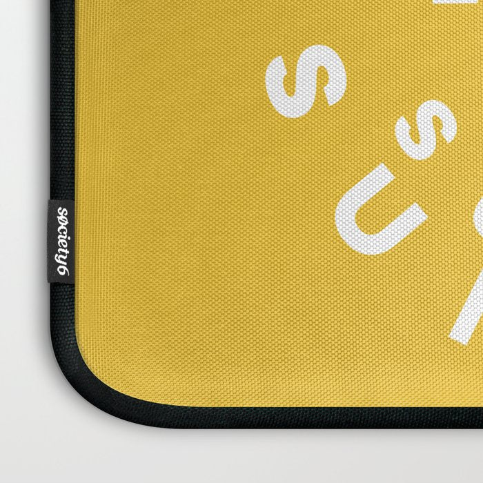 Hello Sunshine #positivity #typography Laptop Sleeve Gallery Image 3