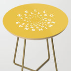Hello Sunshine #positivity #typography Side Table Gallery Image 2