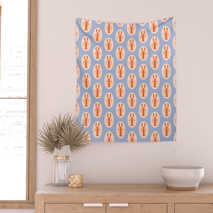 Lobster  Wall Tapestry Gallery Image 2