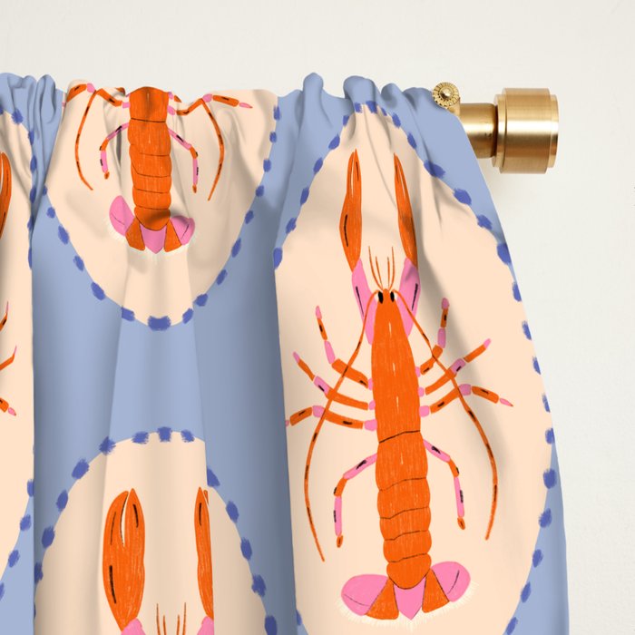 Lobster  Window Curtain Gallery Image 2