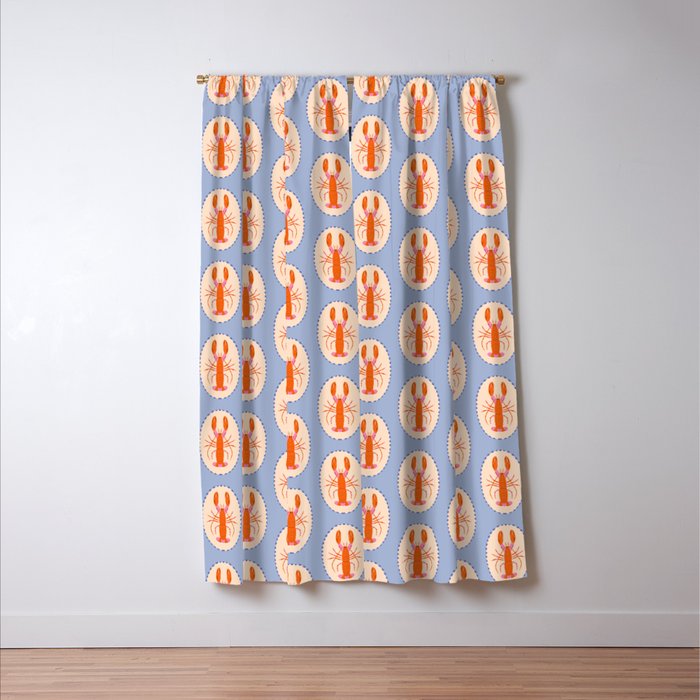 Lobster  Window Curtain Gallery Image 3