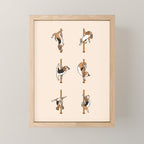 Beagle Pole Dancing Club Mini Art Print Gallery Image 1