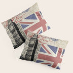London Great Britain Big Ben Flag Collage Pillow Sham Gallery Image 3