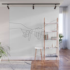 Pinky Swear Wall Mural Gallery Image 1