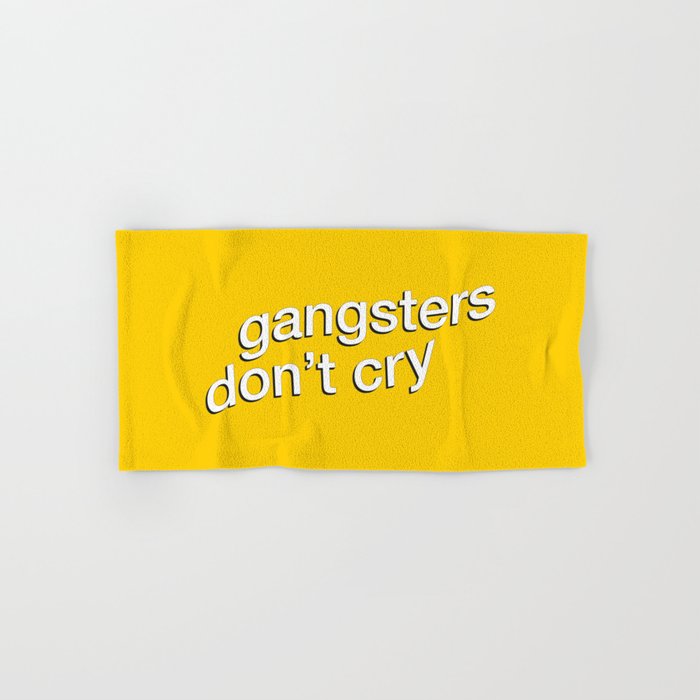 Gangsters Don't Cry Bath Towel Gallery Image 1