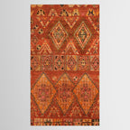 Traditional Vintage Heritage Moroccan Carpet  Tablecloth Gallery Image 2