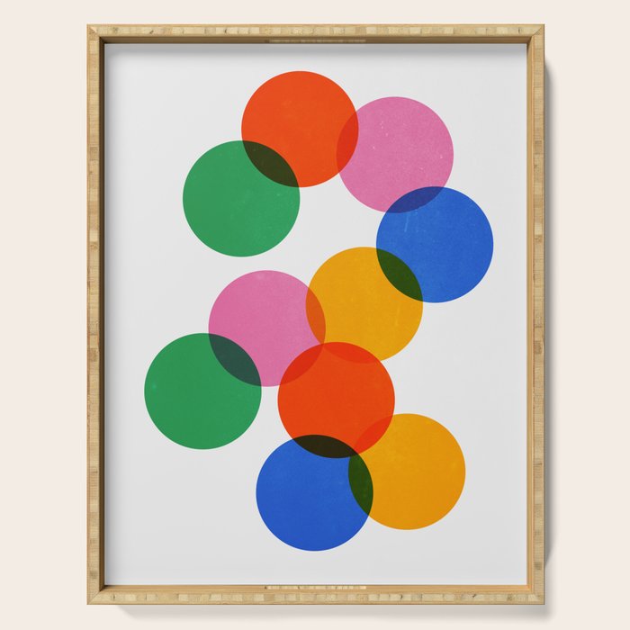 Bauhaus Circle Study Serving Tray Gallery Image 1