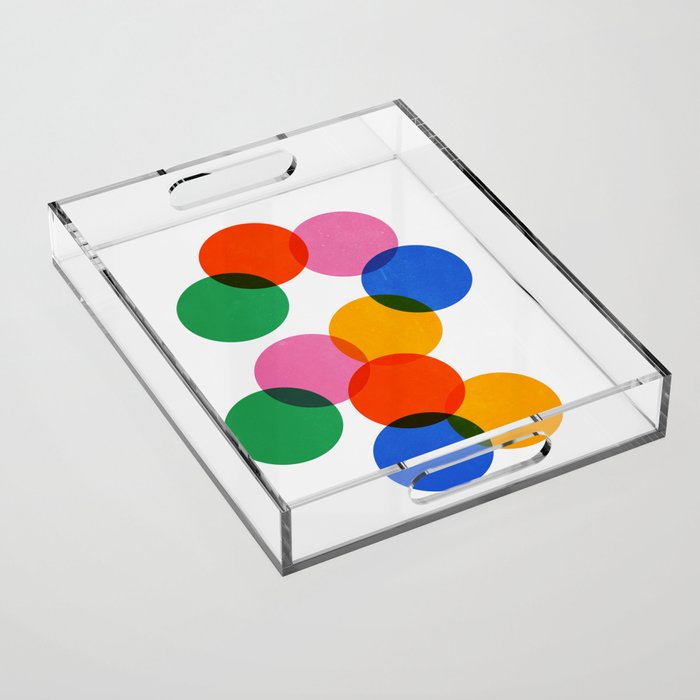 Bauhaus Circle Study Acrylic Tray Gallery Image 1