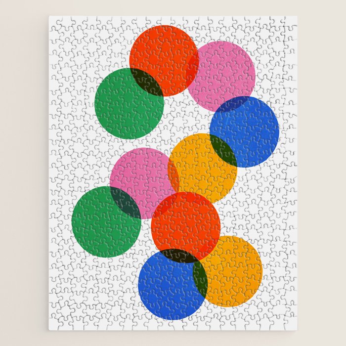 Bauhaus Circle Study Jigsaw Puzzle Gallery Image 1