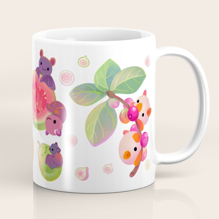  Fruit and bat - pastel Coffee Mug Gallery Image 1