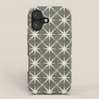 arlo star tile - olive iPhone Case Gallery Image 1