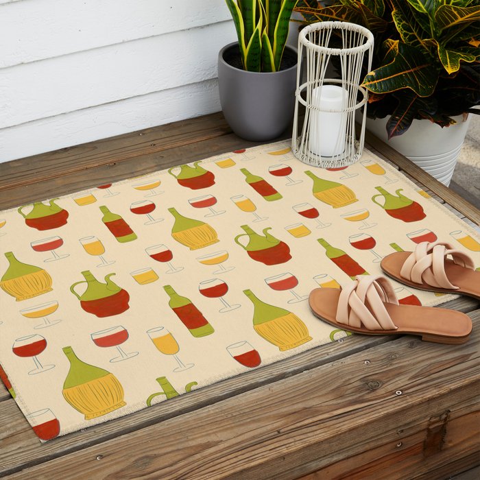 Italian Vino Outdoor Rug Gallery Image 2