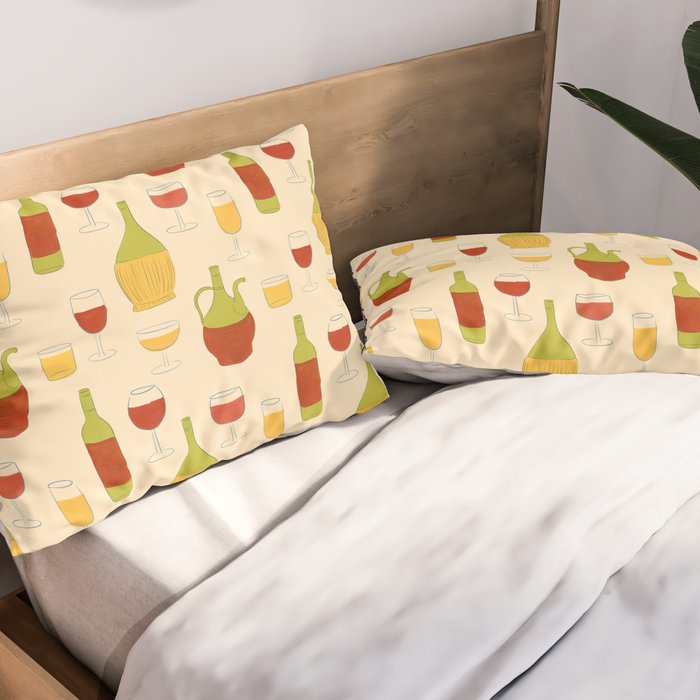 Italian Vino Pillow Sham Gallery Image 2