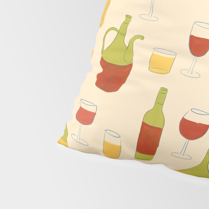 Italian Vino Pillow Sham Gallery Image 4